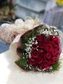 Çiçekçi - 25 Kırmızı Güllü Buket
