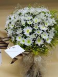 Çiçekçi - Beyaz Krizantem Buketi