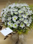 Çiçekçi - Beyaz Krizantem Buketi